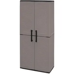 ArtPlast - Besenschrank 68x37x163 cm in Farbe Dunkelgrau - EASY-Kollektion