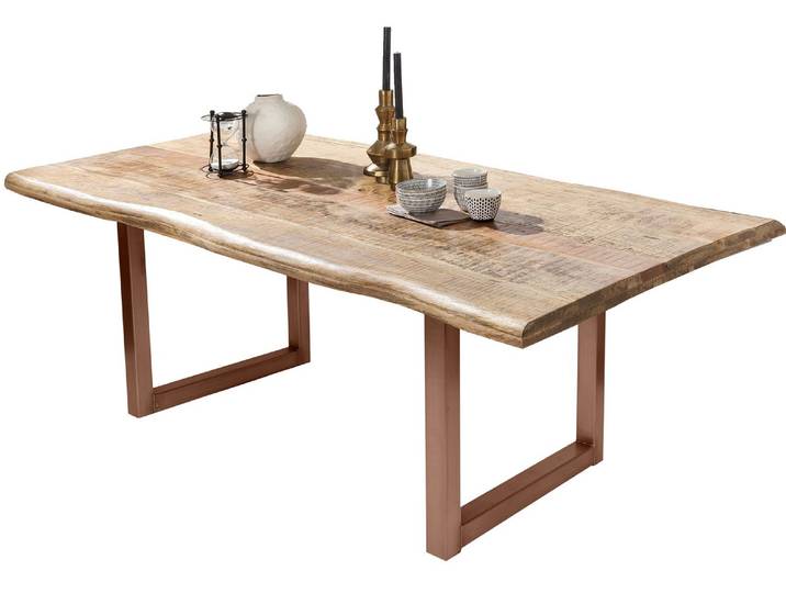 SIT Möbel TABLES & CO Mango Massiv mit Baumkante Tisch 220x100 cm