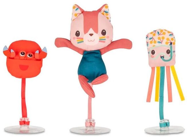 Jeanne le chat et ses amis de bain à ventouses - Lilliputiens