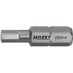 HAZET Bit Sechskant 6,3 (1/4 Zoll) Innen-Sechskant Profil - 2204-7