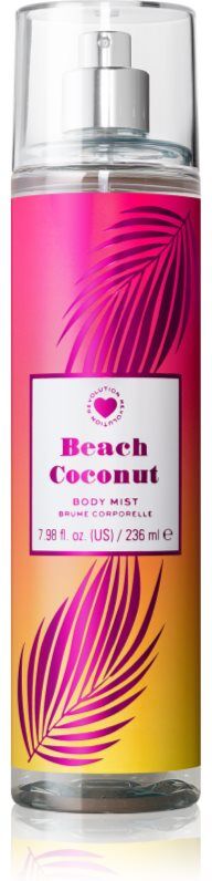 I Heart Revolution Body Mist Beach Coconut spray corporel parfumé pour femme 236 ml