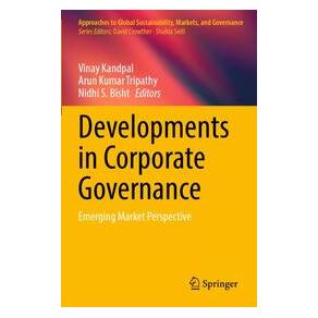 Umbreit Developments in Corporate Governance (Englisch, Softcover, Bisht Nidhi, Kumar Tripathy Arun) (74728889)