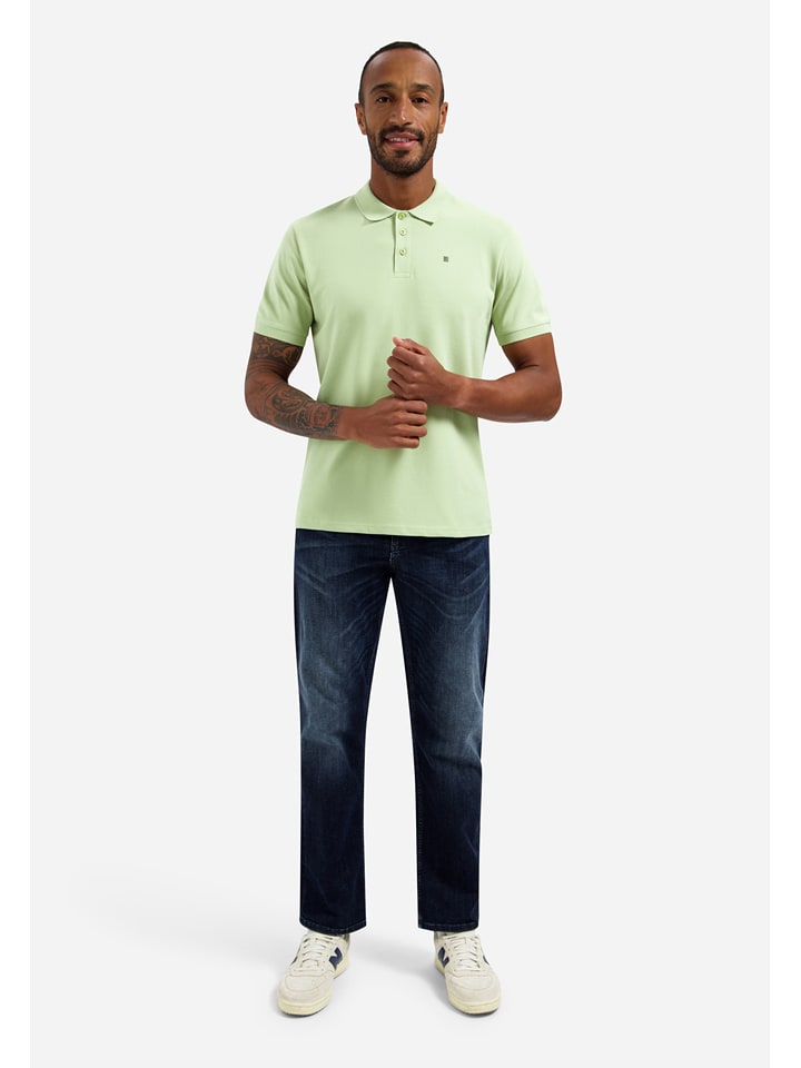No Excess Poloshirt in Grün - M