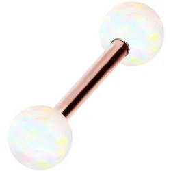 Chirurgenstahl Barbell SYNTHETISCHE OPALE