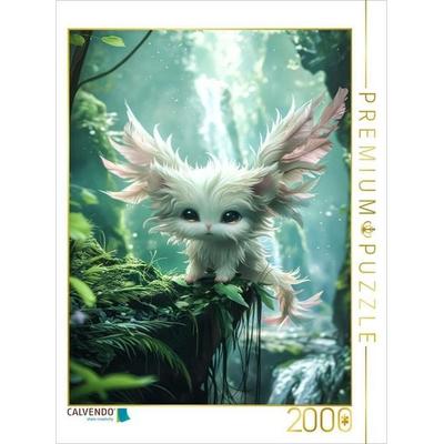 CALVENDO Puzzle Jeder Lichtstrahl enthüllt ein neues Kapitel des Elfenzaubers | 2000 Teile Lege-Größe 90x67cm Foto-Puzzle für glückliche Stunden,