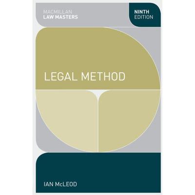 Legal Method, Taschenbuch von Ian McLeod, Macmillan Education Elt, 978-1-137-02768-9