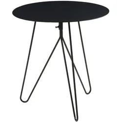 Helloshop26 - Beistelltisch 45 x 43 cm schwarzes Metall