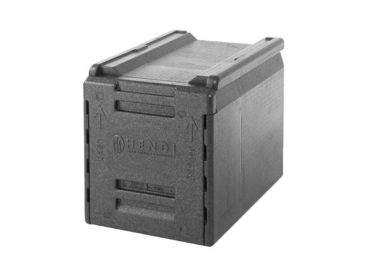 Hendi Profi Line Thermo Catering Container 600 x 400 mm Schwarz