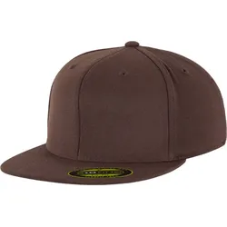 FLEXFIT Unisex 6-Panel Premium 210 Fitted Kappe Flache Cap 6210/6210T brown S/M (6 7/8 - 7 1/4)