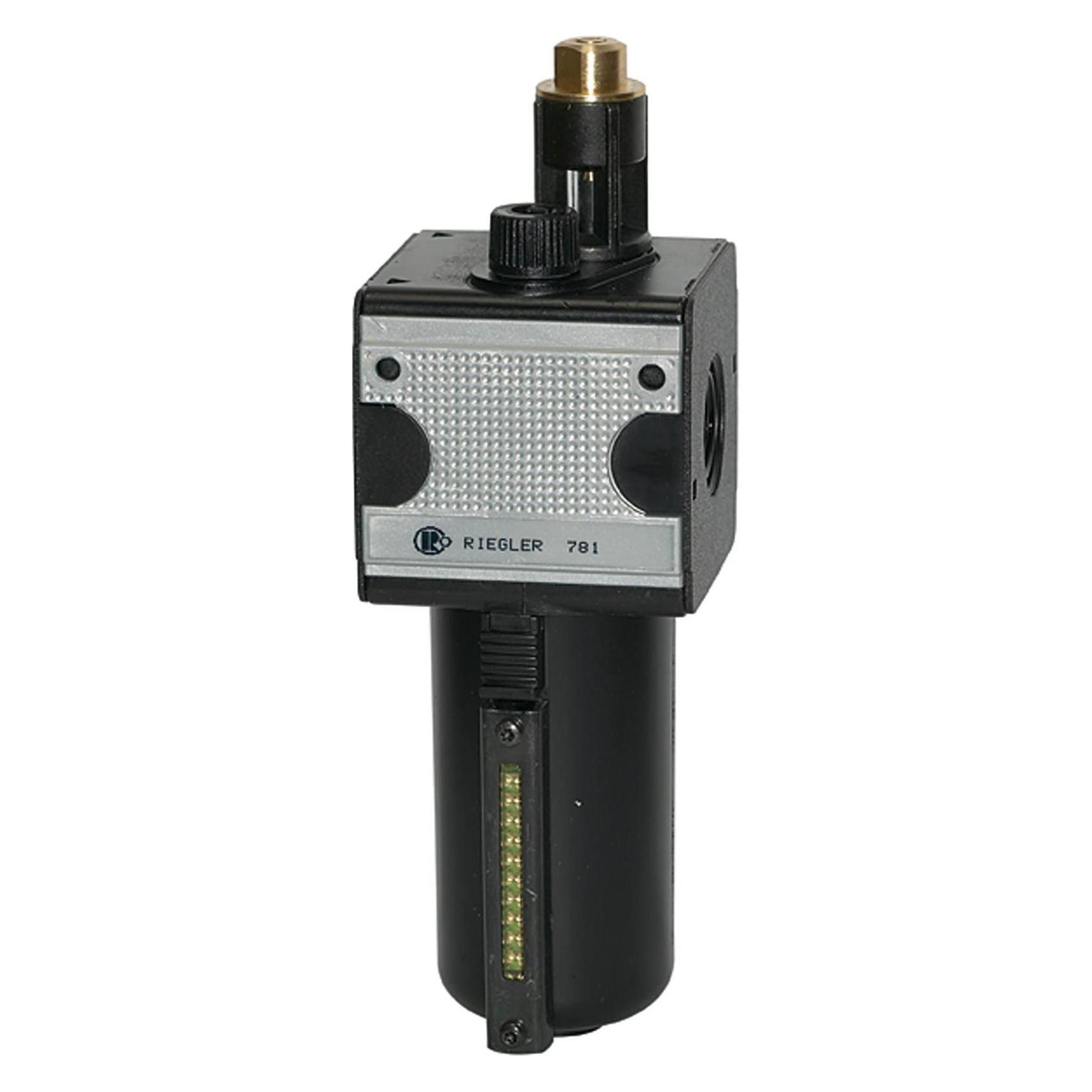 Riegler Nebelöler "multifix", mit Metallbehälter, Sichtrohr, BG 3, G 1/2 (L 33 M-SR)