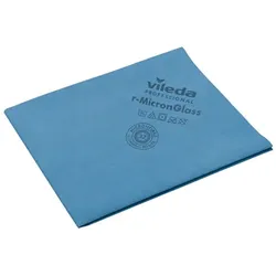 Glastuch Vileda r-MicronGlass blau 50 x 40 cm Hervorragende Reinigungsresultate durch feinste Microfasern