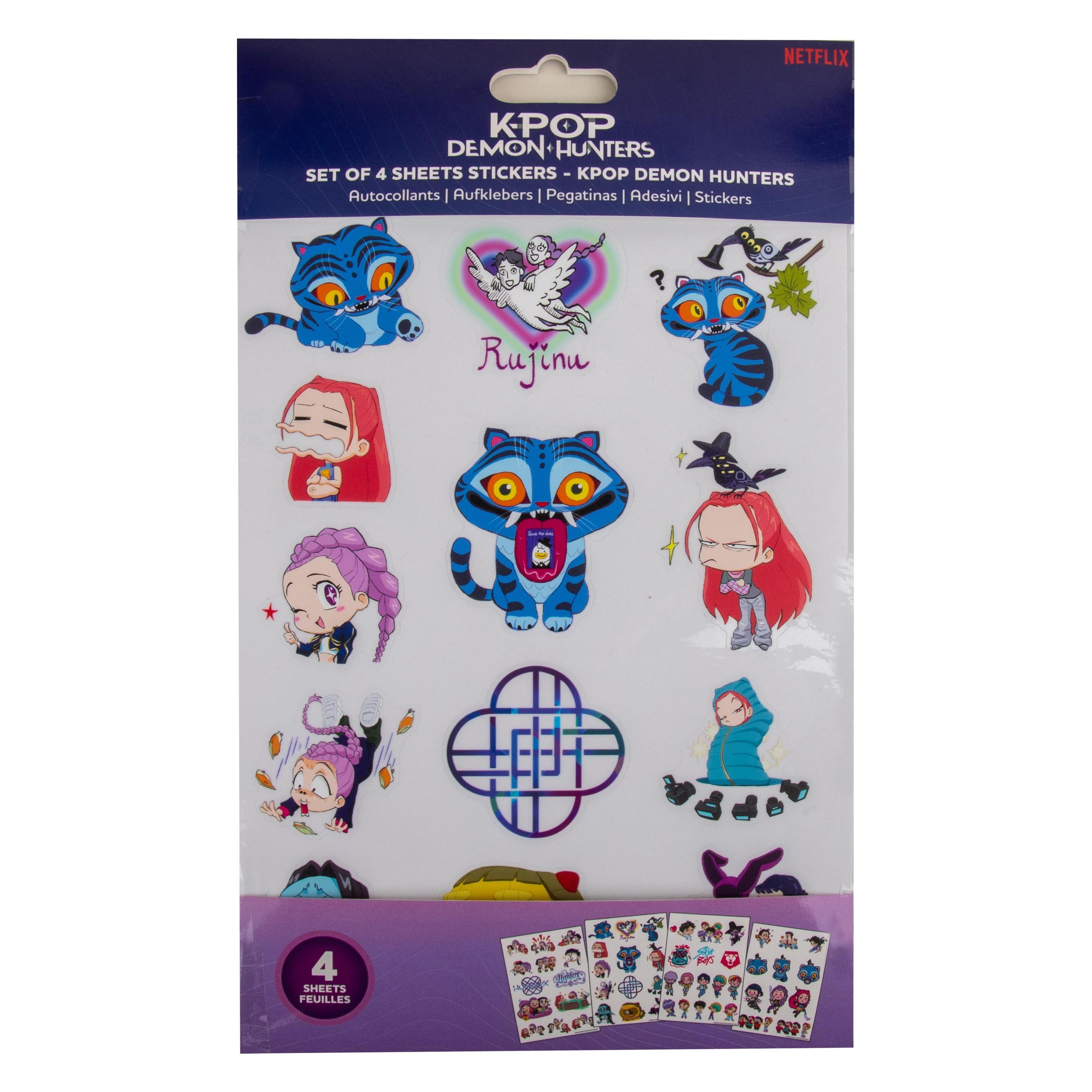 GED Kpop Demon Hunter Stickers (4 Sticker) (66116)