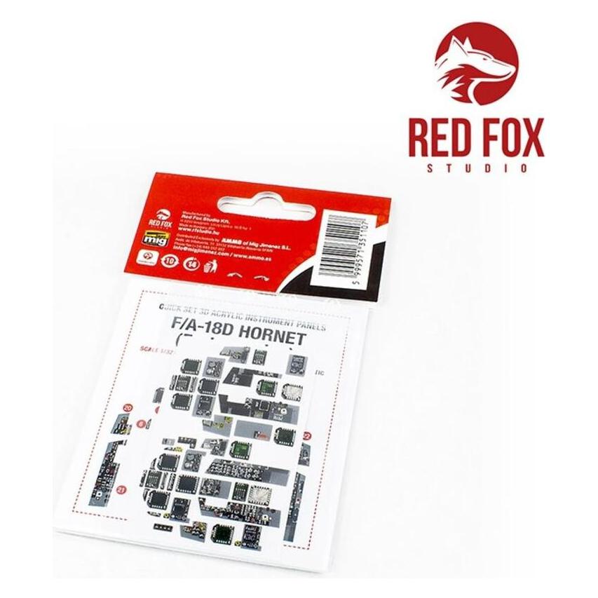 Red Fox 1/32 F/A-18D Early Hornet (for Academy/Kinetic kit) (RFSQS-32111)