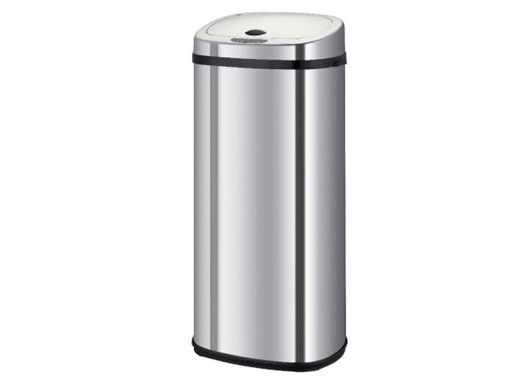 KITCHEN MOVE Poubelle de cuisine automatique 42L LARGO en acier INOX avec cerclage