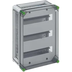 Spelsberg, Verteilerschrank, SPE 01534201 GTA 342-t Automatengehäuse IP65 440x320x179mm, transp, 3 GGV