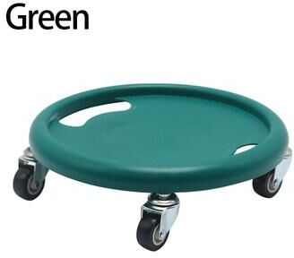 Multisell Products Hub Stainless Steel Abdominal Roller Plate Gym & Fitness Exercise Wheel For Abs And Muscle Training green