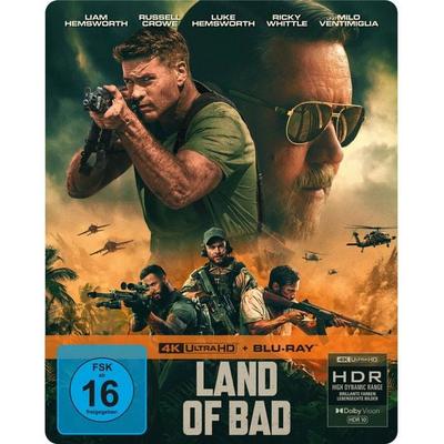 Land of Bad - 2-Disc Limited SteelBook (4K Ultra HD + Blu-ray), Blu-ray 4K