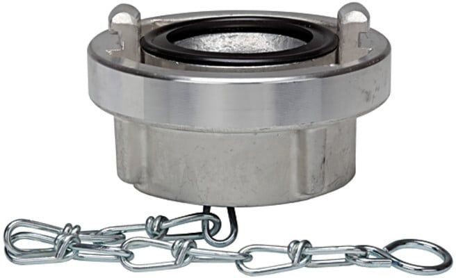 Riegler Raccord Storz aveugle, chaîne, alu, taille Storz 52-C, KA 66 mm (2407.66)