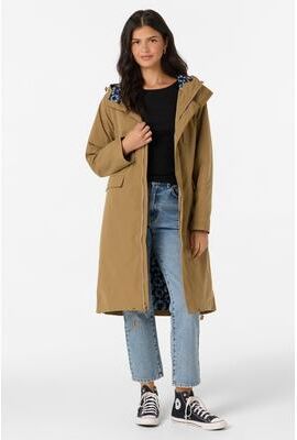 O'Neill s Trvlr Charli Jacket in Dark Khaki, Size Medium, Polyester