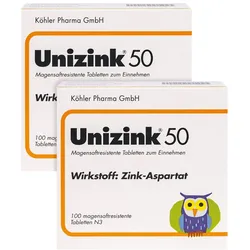 Doppelpack Unizink 50 2X100 St