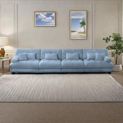 Aurelia "173.2"" Chenille with Bolster Armrests, High-Resilience Sponge Cushions"