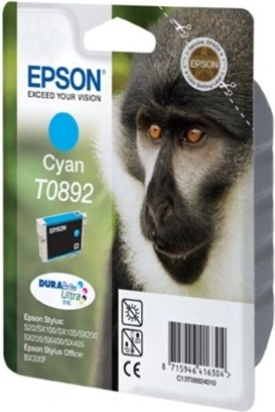 Epson T089 (C13T08924010) - Cyan - Cartouche d'encre