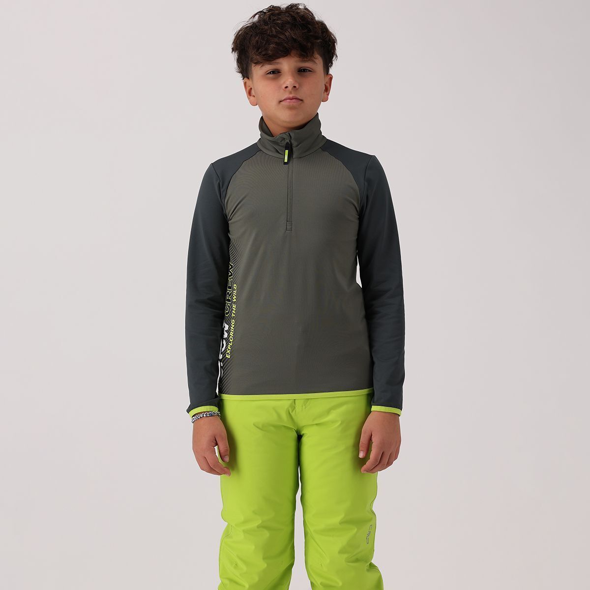 CMP KID Sweat olive (E943) 110 36L1584-E943-110