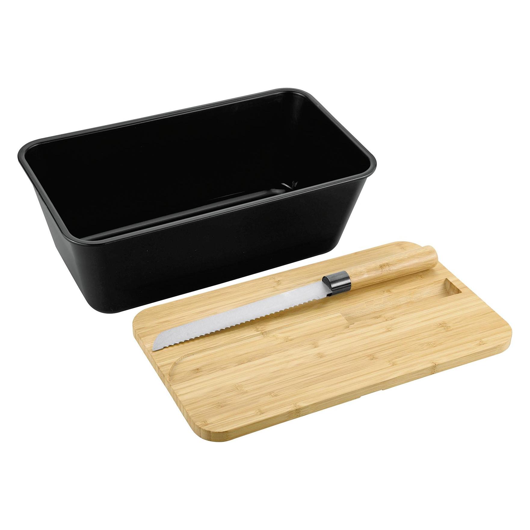 Kesper Brotbox m.Messer schwarz (KESPER)