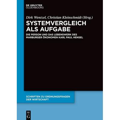 Systemvergleich als Aufgabe, Gebundene Ausgabe von , De Gruyter, 978-3-11-224456-2