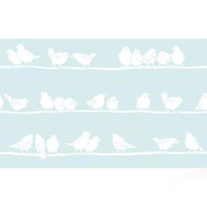 d-c-fix Fensterfolie Flippa Premium, selbsthaftend, 45 x 150cm, Vogelmotiv mit UV-Schutz, Sichtschutz