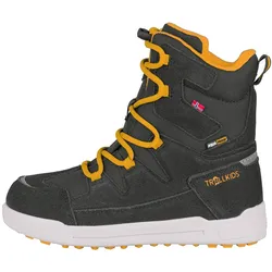 Trollkids Kinder Finmark Winterstiefel - 29 - anthracite/golden yellow