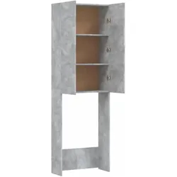 vidaXL Halonia, Waschmaschinenschrank, Grau