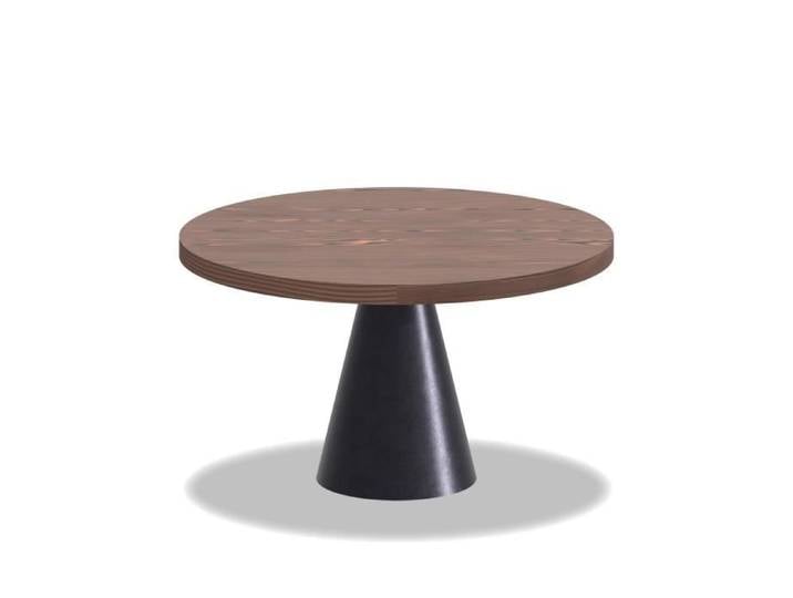 Table à manger ronde Frankystar Artù Black 120 cm design moderne