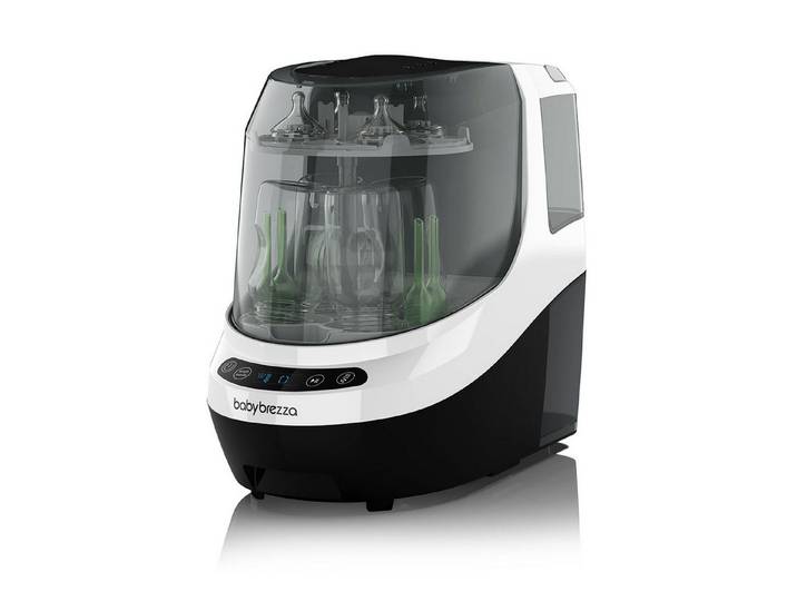 Baby Brezza Dampfsterilisator Flaschenspüler und Sterilisator mit HEPA-Filter und Trocknung, Spült, trocknet & sterilisiert Flaschen und Zubehör vollautomatisch