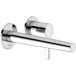 Keuco Edition 400 Wand Waschtischarmatur 51516010200 Unterputz Montage, ohne Ablaufgarnitur, verchromt, Ausladung 197 mm
