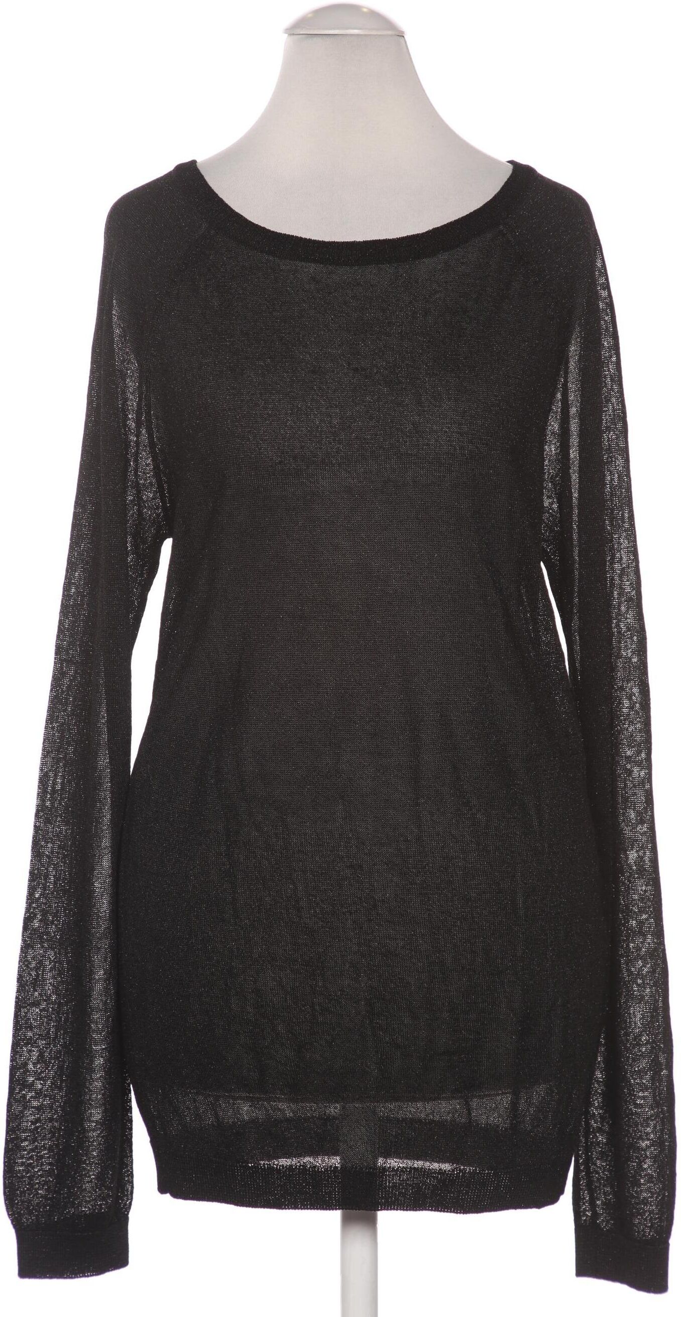 European Culture Damen Pullover, Schwarz, Gr. S, Synthetik / Viskose - Second Hand