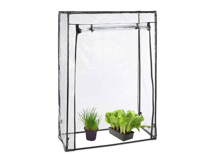 Tomatengewächshaus mit PVC-Folie Schwarz-Transparent