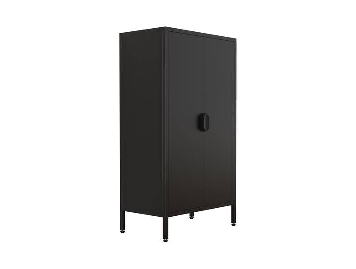 Kommode VCM Flokas M 60 x 110 cm , schwarz, B:60cm T:35cm, Metall, Sideboards, Kommode