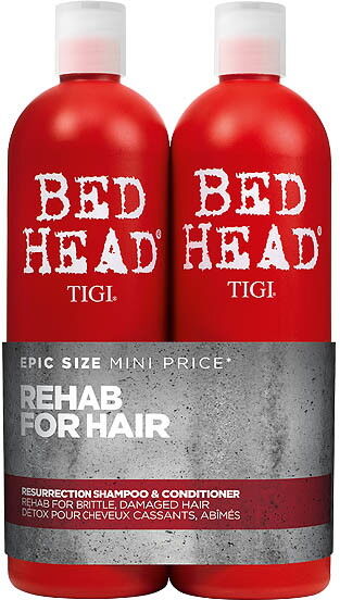 1500ml TIGI BED HEAD Resurrection Tween Duo (Shampoo 750ml + Conditioner 750ml)