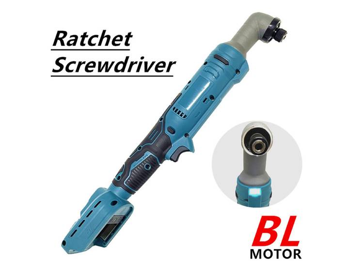 Makita-Tournevis à cliquet électrique sans balais, tournevis à percussion, vis de démontage porteurs, outils électriques, batterie 18V, 1/4 po