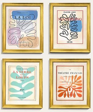"French Posters Art - Le Theatre français, 33"" x 27"" - Ballard Designs"