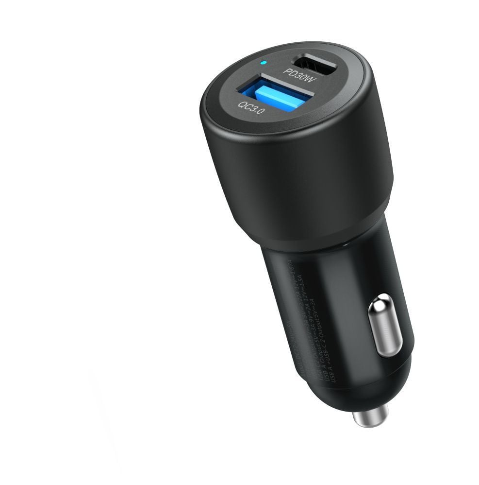 Caliber PS20 USB-autolader 60 W met USB-A en USB-C