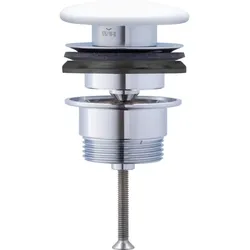 Duravit Push-Open-Ventil 0050790000 für Waschtische mit Überlauf, weiß