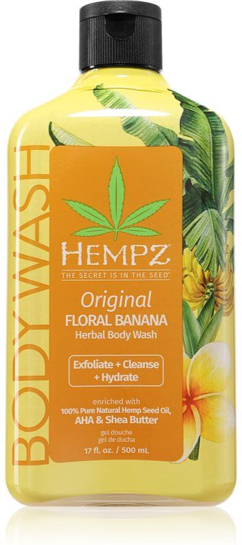 HEMPZ Floral Banana shower gel for the body 500 ml