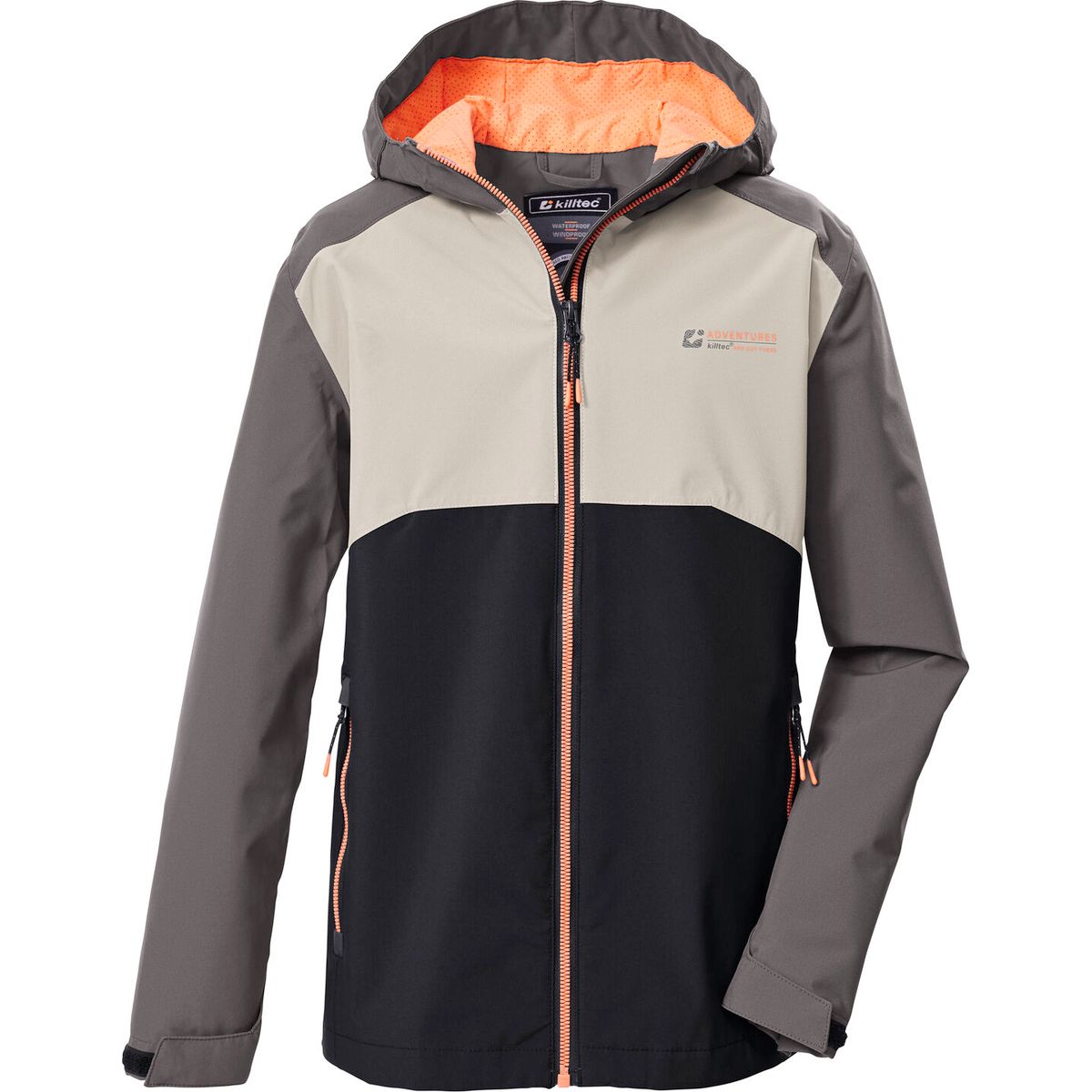 killtec KOS 147 Boys Jacket taupe (00271) 128 44092-000-00271-128