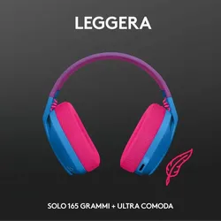 LOGITECH G435 LIGHTSPEED Wireless Gaming Headset blau