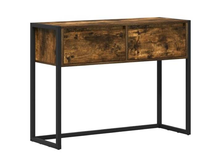 LKJephalotrope Beistelltisch mit Schublade 100x36x75 cm Flurtisch Industrieller Konsolentisch für Schlafzimmer und Eingangsbereich mit robustem Stahlgestell für zuverlässigen Stand