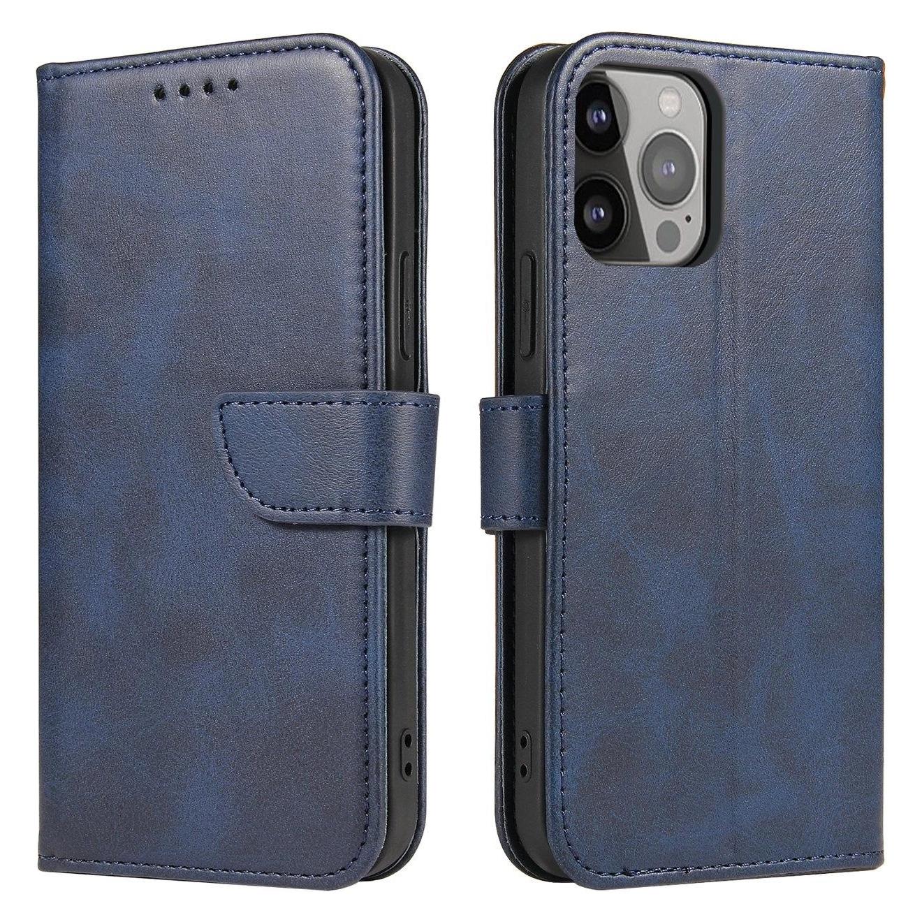 Hurtel Magnethülle für Samsung Galaxy S23 Ultra Cover mit Flip Wallet Stand Blau (Samsung Galaxy S23 Ultra) (1404978613)