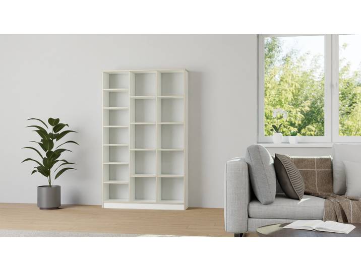 Schlichter Raumteiler Premium Dekore Weiß Multiplex Kante