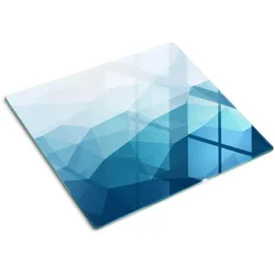 GLASPLATTE 60x52 cm Abstraktion